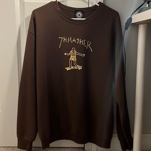 Thrasher skater doodle crewneck sweatshirt